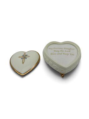 Bradford Exchange My Blessed Daughter Porcelain Musical Keepsake Box